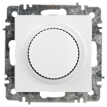 Светорегулятор поворотный СП Accent 6-401-01 600Вт 230В IP20 бел. Intro Б0063668