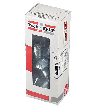 Болт с шестигранной головкой М10х40 DIN 933 оцинк. (уп.15шт) Tech-Krep/Zitar 105216