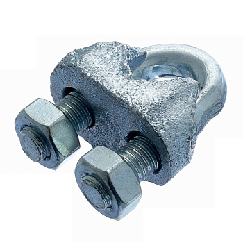 Зажим троса 3мм DIN 741 перфорир. подвес (уп.2шт) СТРОЙМЕТИЗ UTORM4010012