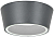 Светильник 5104 GX53 IP65 уличный потолочный сер. IEK LT-UPU0-5104-GX53-1-K03