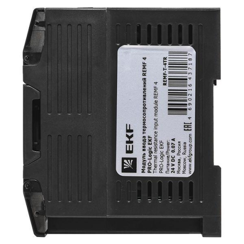 Модуль ввода термосопротивлений REMF 4 PRO-Logic (без поверки) EKF REMF-T-4TR