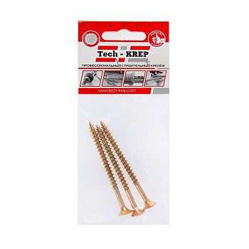 Саморез ШУж 6.0х80 потайной головкой (уп.3шт) Tech-Krep/Zitar 102521