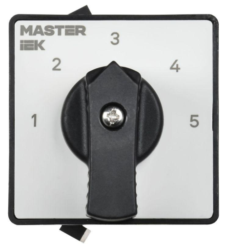 Переключатель кулачковый 10А (сх. 84) стандартная рукоятка IEK MI-CS10-010-084