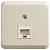 Розетка компьютерная ОП Этюд RJ45 кат.5E крем. SE KOMA-001K