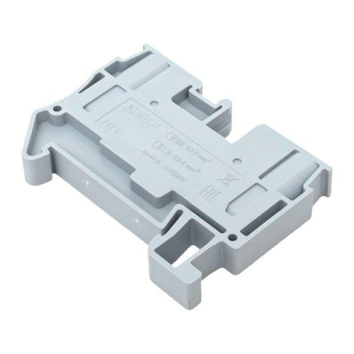Колодка клеммная 6 Push-in пружинная сер. EKF PIT-6
