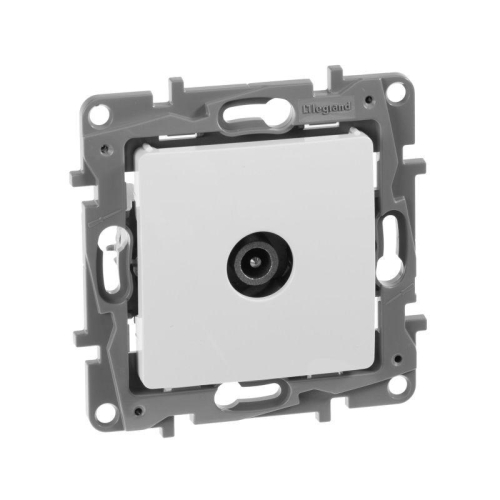 Розетка телевизионная проходная TV СП Etika 14дБ 5-862МГц механизм бел. IEK 672263