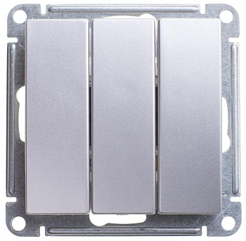 Выключатель 3-кл. СП W59 10А IP20 10AX механизм матов. хром SE VS0510-351-5-86