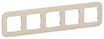 Рамка 5-м СП FLITE РУ-5-А-ФлЛ льняной IEK FI-M52-31-20-K88