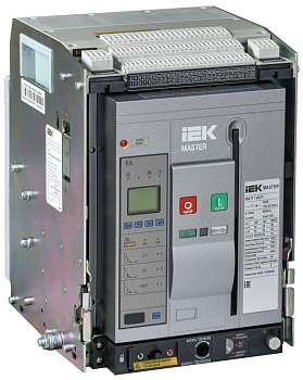 Выключатель автоматический воздушный 3п A 1600А 65кА AC ВА77 W3P EA выдвижн. с комплектом аксессуаров MASTER IEK MI-ACB10-3WA-065-1600-ACF