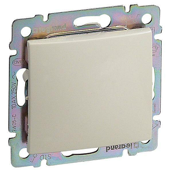 Переключатель проходной 1-кл. СП Valena 10А IP31 250В механизм сл. кость IEK 774306