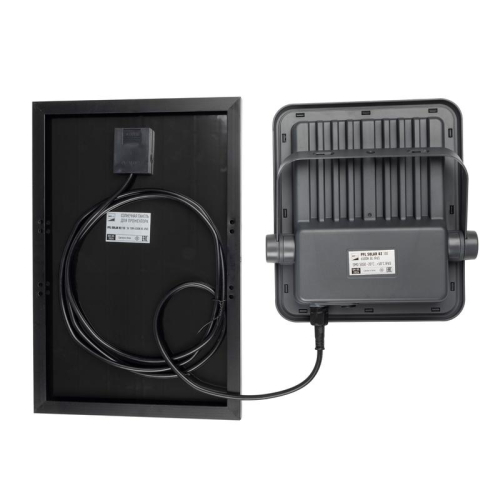 Прожектор светодиодный PFL SOLAR 02 100 6500К GR IP65 ДО с солнечн. панелью и пультом Pro+ JazzWay 5058477