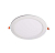 Светильник светодиодный PPL-R 18Вт 4000К IP40 d220мм кругл. ультратонкий встраив. WH ДВО JazzWay 5009738A