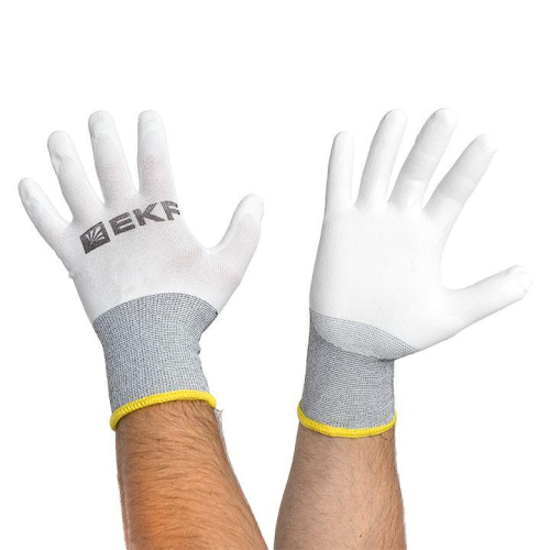 Перчатки рабочие PROFI Touch для чистовых работ (15 класс 8 размер) Expert EKF pe15pm-8-exp