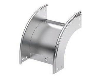 Угол для лотка вертикальный внешний 90град. 100х80 CD 90 в компл. с крепежн. элемент. цинк-ламель DKC 36802KZL