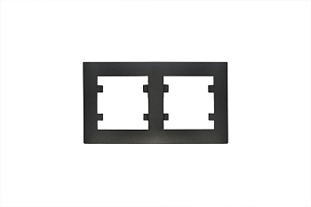 Рамка 2-м Karea RIZZ STAR чер. Makel 88054702