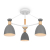 Светильник Delia 60Вт E27х3 IP20 потолочн. Freya FR5033CL-03W