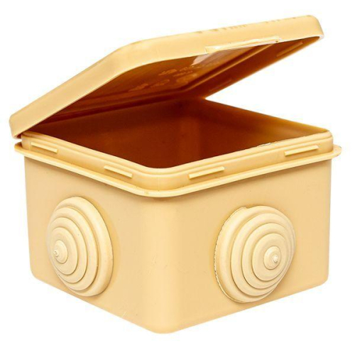 Коробка распаячная КМР-030-036 пылевлагозащ. 65х65х50 4 мембранных ввода свет. дерево PROxima EKF plc-kmr2-030-036-s