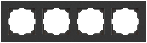 Рамка 4-м СП Accent 6-504-07 графит Intro Б0063718