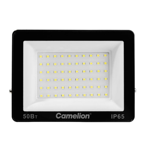 Прожектор светодиодный LFL-5004 C02 LED SMD 50Вт IP65 6500К 5000лм 230В 153х136х30 черн. Camelion 16332