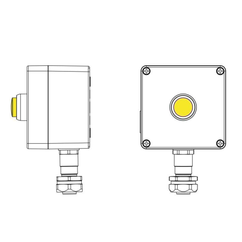 Пост управления взрывозащ. из алюм. CPE-A-12-(1xLY(250))-1xKAEPM2MHK-20(C)1Ex d e IIC Т5 Gb / Ex tb IIIC T95град.C Db IP66 DKC 2201.121.22.120J