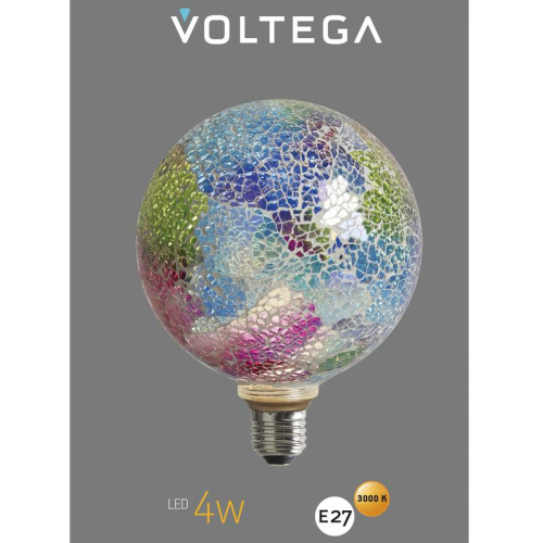 Лампа светодиодная филаментная Loft 271 GMS022 4Вт 3000К E27 Voltega 8573