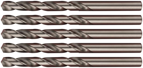 Набор сверл по металлу Profi 8х117мм с кобальтом 5проц. (уп.5шт) Cutop 48-80-5