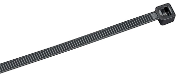 Хомут 4.8х300мм P6.6 съемный черн. (уп.100шт) IEK UHH13-D048-300-100-K02