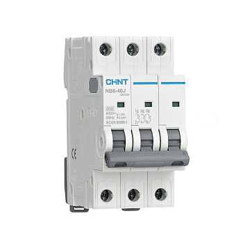 Выключатель автоматический 3п 6А 6кА NB8-40J х-ка C (R) CHINT 320720