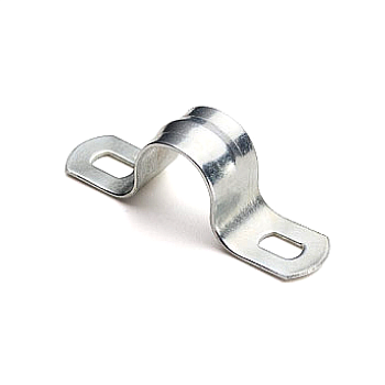 Скоба крепежная двухлапковая d12-13мм метал. (уп.100шт) EKF sm-2-12-13