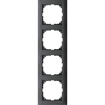 Рамка 4-м M-Pure антрацит SchE MTN4040-3614