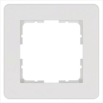 Рамка 1-м G-Flex бел. глянцевый Jasmart G1101W