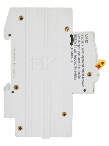 Выключатель автоматический дифференциального тока селективный 4п 50А 100мА тип AC АД14S KARAT IEK MAD13-4-050-C-100