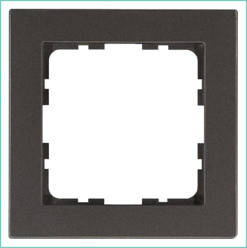 Рамка 1-м G-Classic мокко Jasmart G1001Z