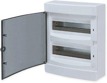 Щит распределительный навесной Unix 2х12мод. IP41 бел. дверь PROxima EKF ux-2x12-nw