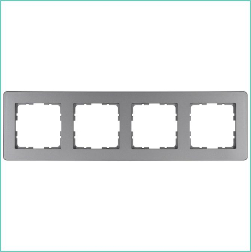 Рамка 4-м G-Flex алюм. Jasmart G1104S