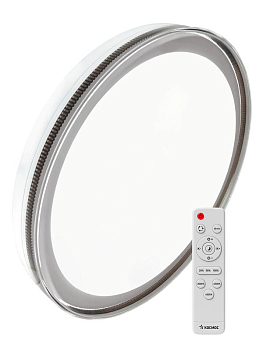 Светильник светодиодный PREMIUM LEGION 75Вт 230В 3000-6500К 6000лм IP40 485х85мм настенно-потолочный управляемый с пультом ДУ КОСМОС KSLegi75W