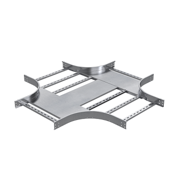 Ответвитель для лотка Х-образный 80х450 R300 1.5мм нерж. сталь AISI 304 DKC ILXM3845C