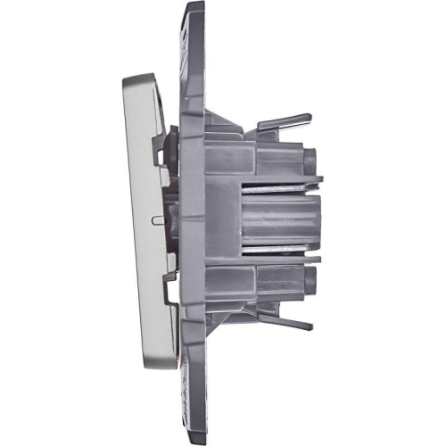 Переключатель 1-кл. Inspiria 10А IP20 250В 10AX механизм алюм. IEK 673652