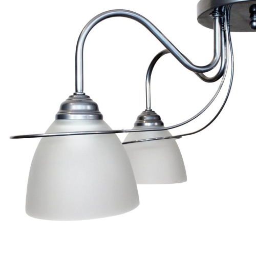 Светильник НСБ 01-5х60-137 "Атлас" 151 хром (Плафон 0898) E27 ИУ Элетех 1005404476