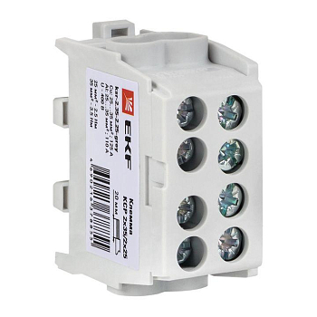 Клемма распределительная КСР с двойн. винтом 2х35/2х25 сер. PROxima EKF ksr-2.35-2.25-grey