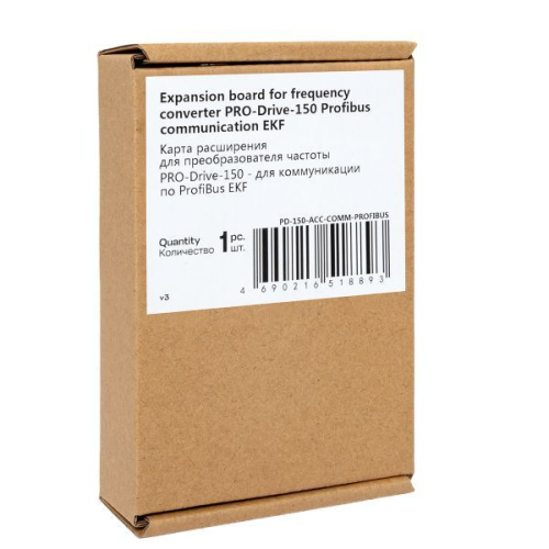 Карта расширения для преобразователя частоты PRO-Drive PD-150-ACC-COMM-PROFIBUS EKF PD-150-ACC-COMM-PROFIBUS