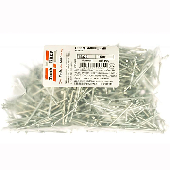 Гвоздь финишный 1.6х30 оцинк. (уп.0.5кг) Tech-Krep/Zitar 105195