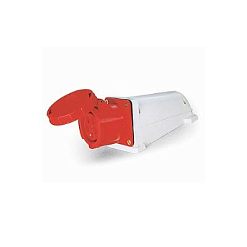 Розетка стационарная ОП PPC 135 63А 5п 3Р+РЕ+N 380В IP67 Pro JazzWay 5072794