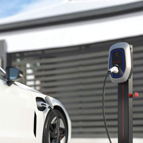 Станция зарядная переменного тока (AC) - EOS Зарядка (EOS Charge) 7.4кВт T2C 5м - RFID - WiFi - LAN - Power Meter DKC EC7CMETS