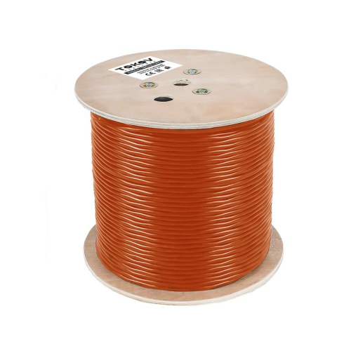 Кабель витая пара F/UTP 4х2х23AWG(0.57мм) кат.6 ZH нг(А)-HF (LSZH) indoor 305м (м) PRO TOKOV ELECTRIC TKP-C06-F42-6-RU-LSZH