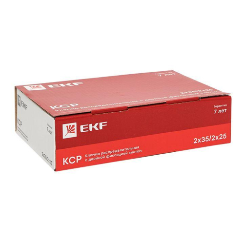 Клемма распределительная КСР с двойн. винтом 2х35/2х25 желт./зел. PROxima EKF ksr-2.35-2.25-y-green