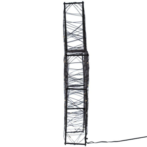 Фигура Металлическая 3D "Звезда" 35см питание 3хAA (не в компл.) тепл. бел. Neon-Night 513-706