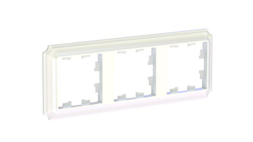 Рамка 3-м AtlasDesign Antique универс. жемчуж. SE ATN100403