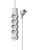 Удлинитель 4х3м с заземл. 10А IP20 USB type-Aх2 + type-C 2500Вт 220В ПВС 3х1 с выкл. бел. КОСМОС YKsm3m4g-Z-VU10А-W Удлинитель 4х3м с заземл. 10А IP20 USB type-Aх2 + type-C 2500Вт 220В ПВС 3х1 с выкл. бел. КОСМОС YKsm3m4g-Z-VU10А-W