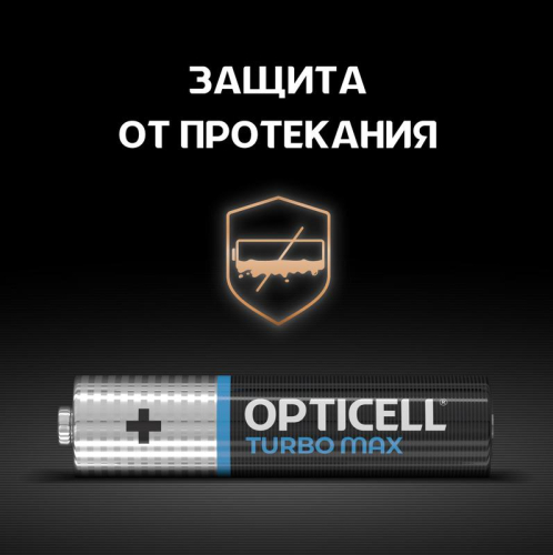 Элемент питания алкалиновый AAA/LR03 (блист. 12шт) Turbo Max Opticell 6053010